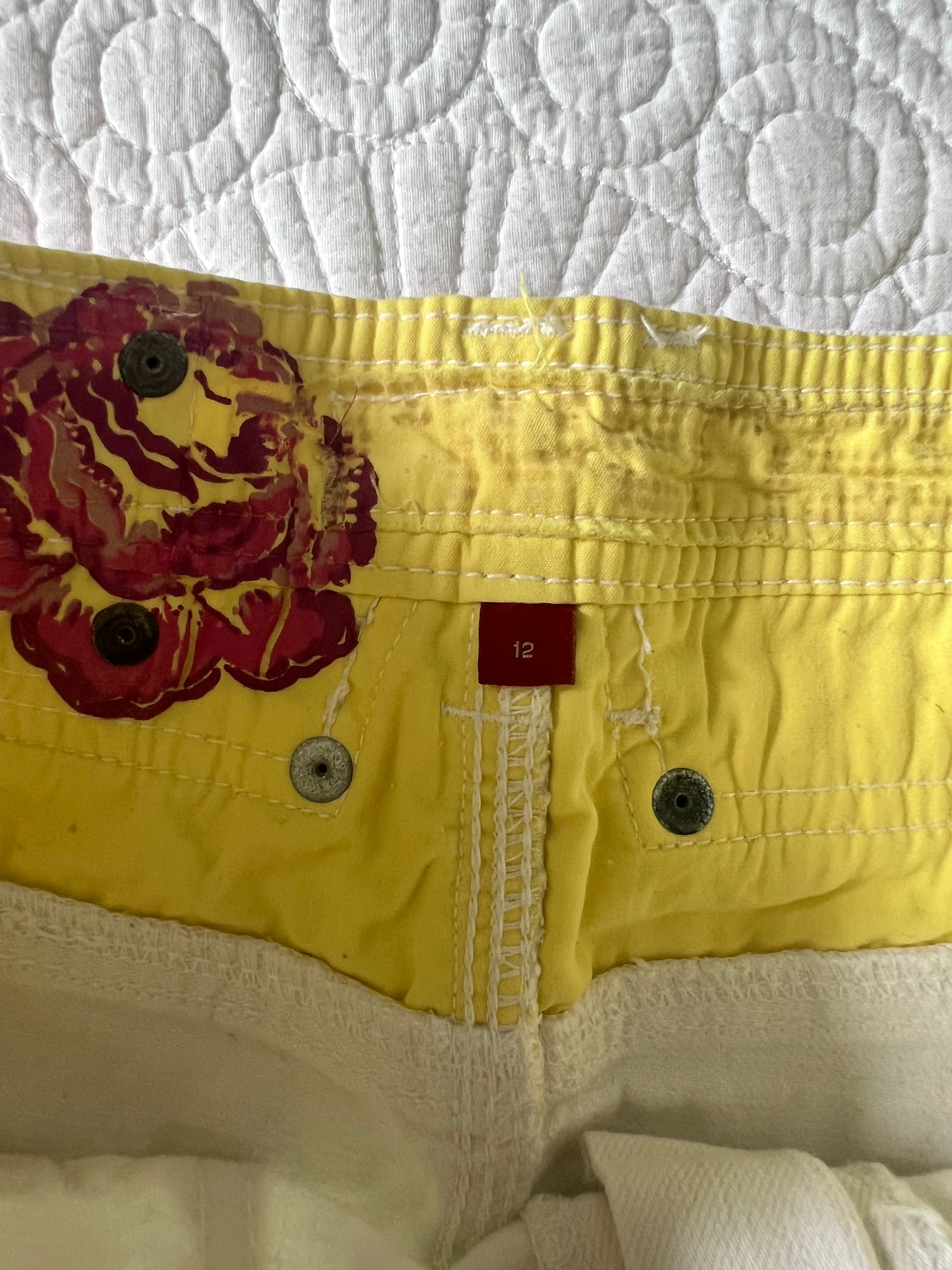Mini white denim skirt