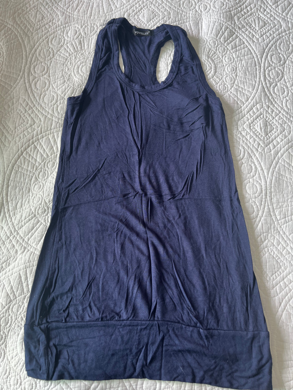 Navy blue top / Strechy
