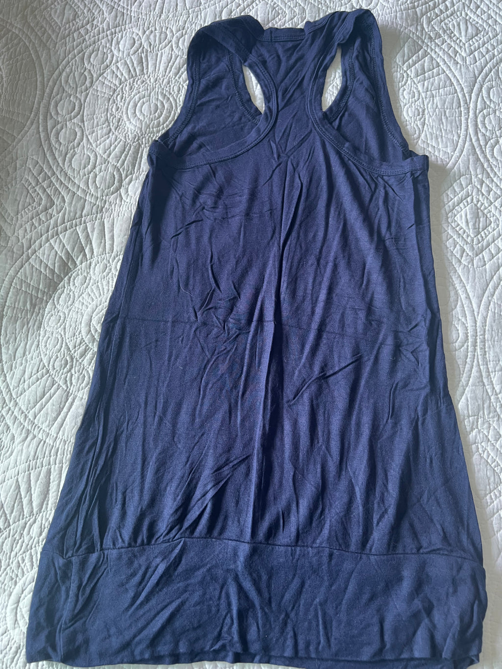 Navy blue top / Strechy