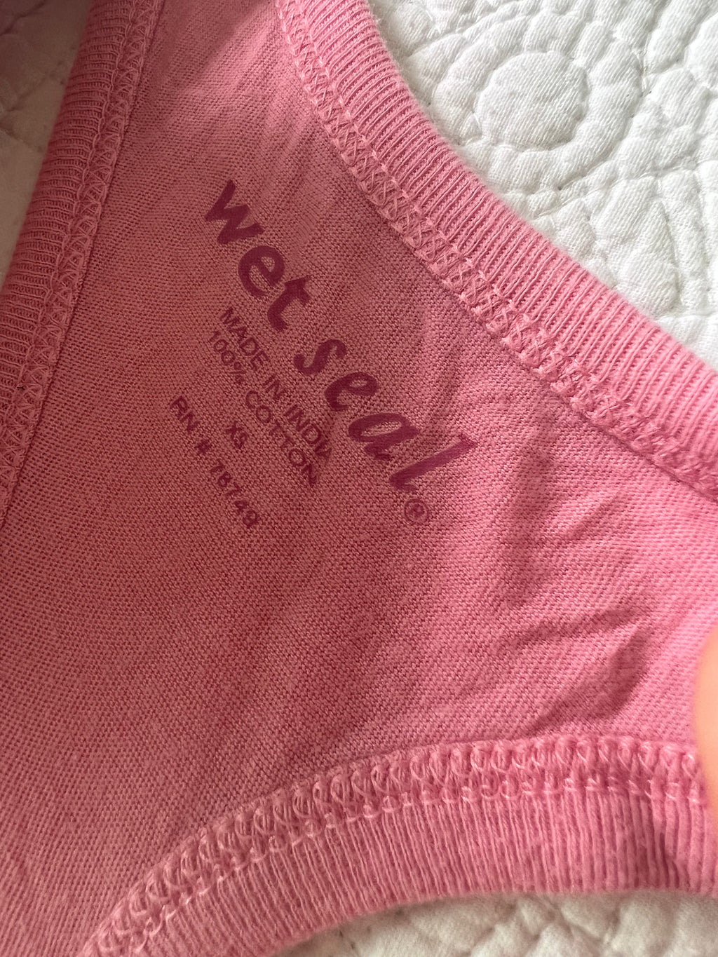 Pink vest
