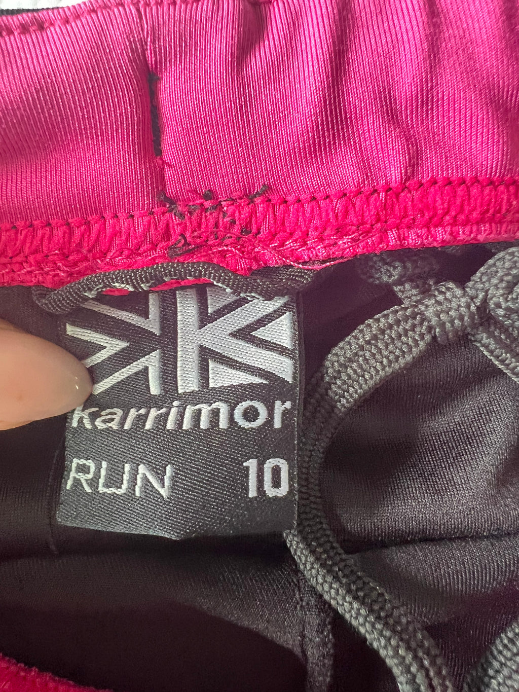 Karrimor black running shorts