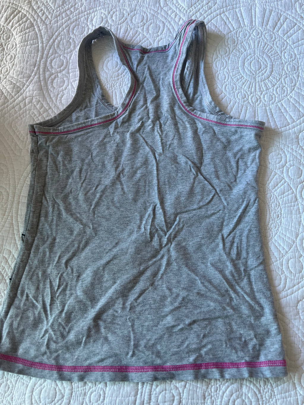 Little Miss grey vest top