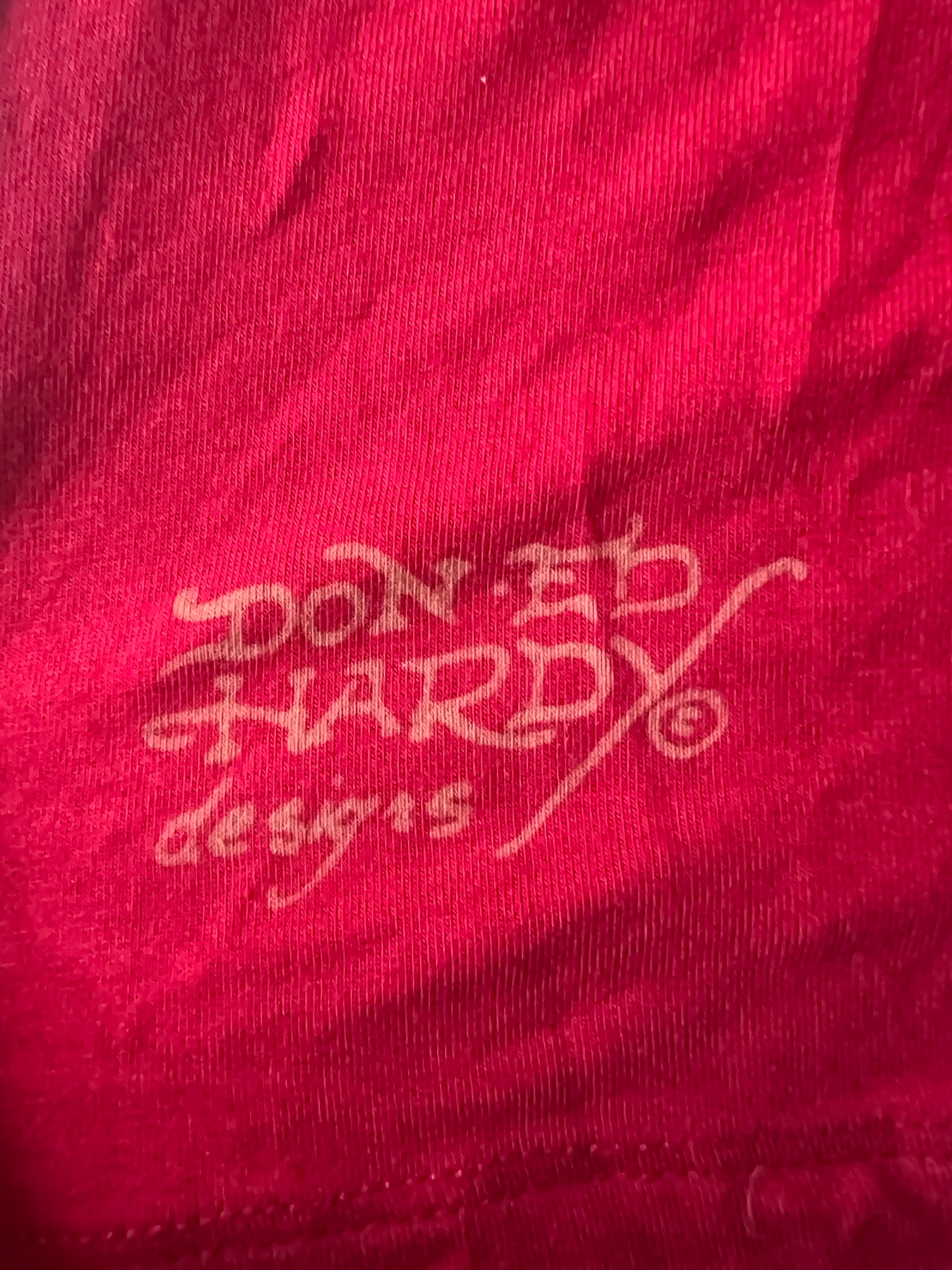 Red Ed Hardy top with jewels