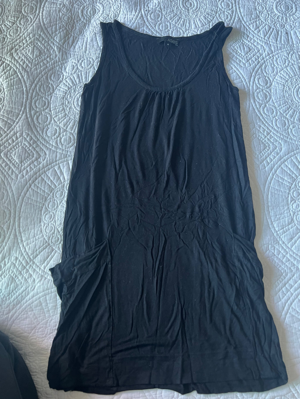 Black flowy dress with pockets