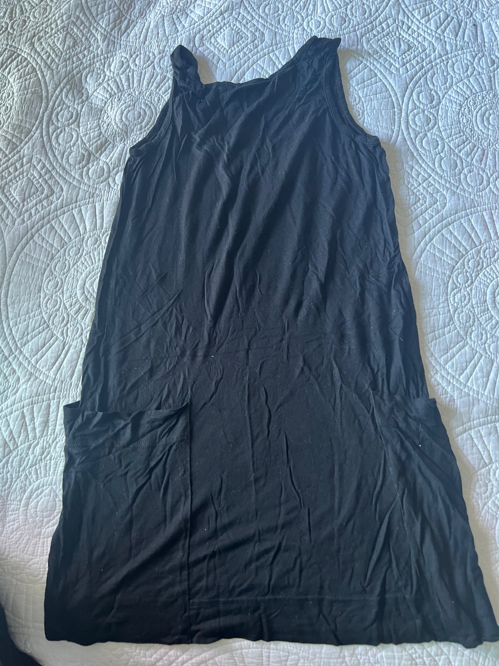 Black flowy dress with pockets
