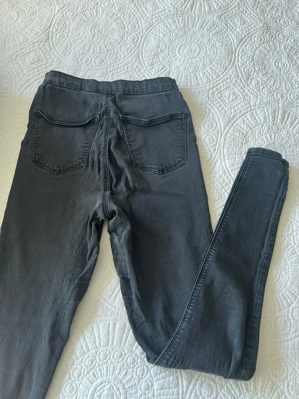Topshop Black Jamie Jeans