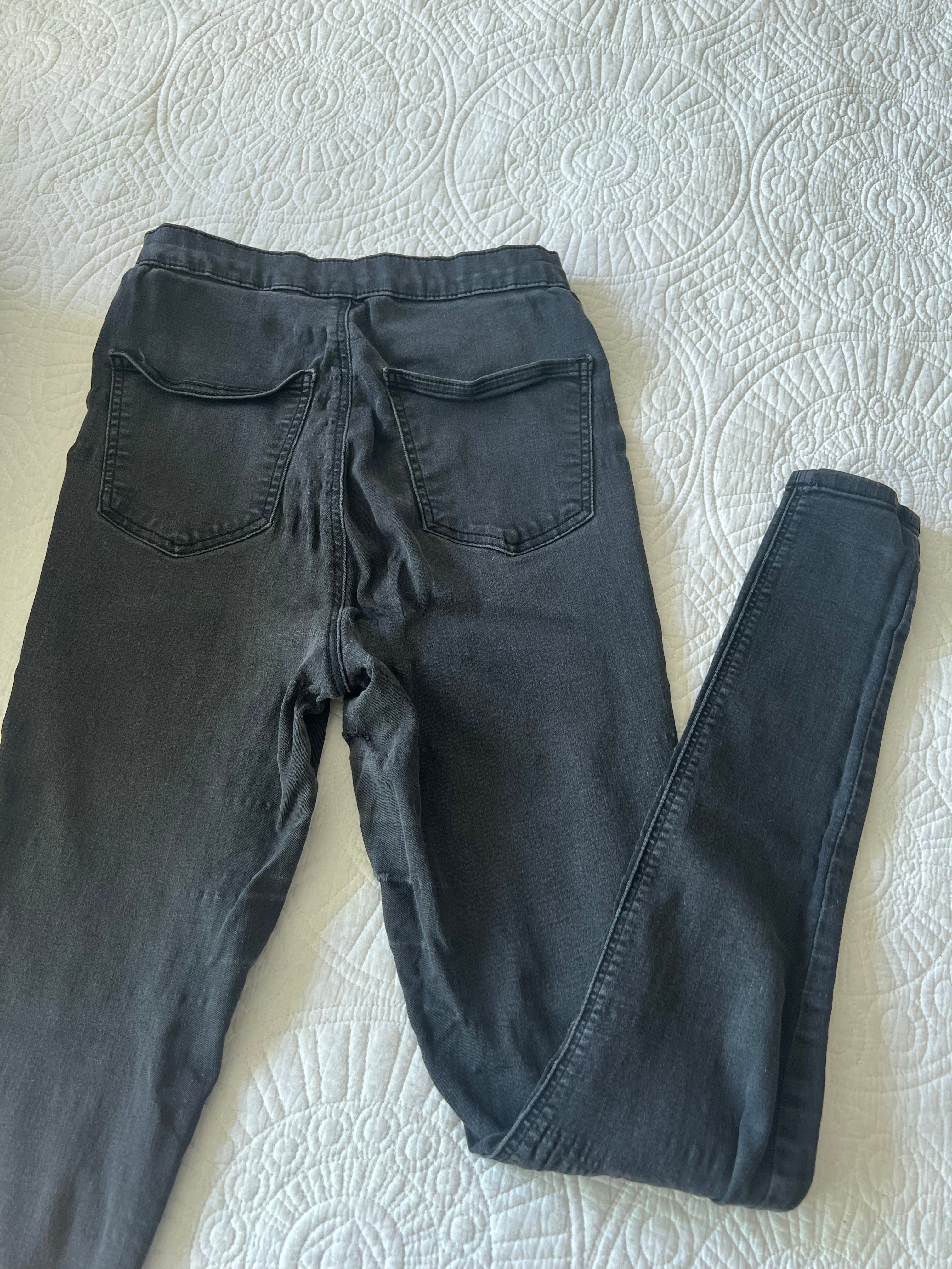 Topshop Black Jamie Jeans