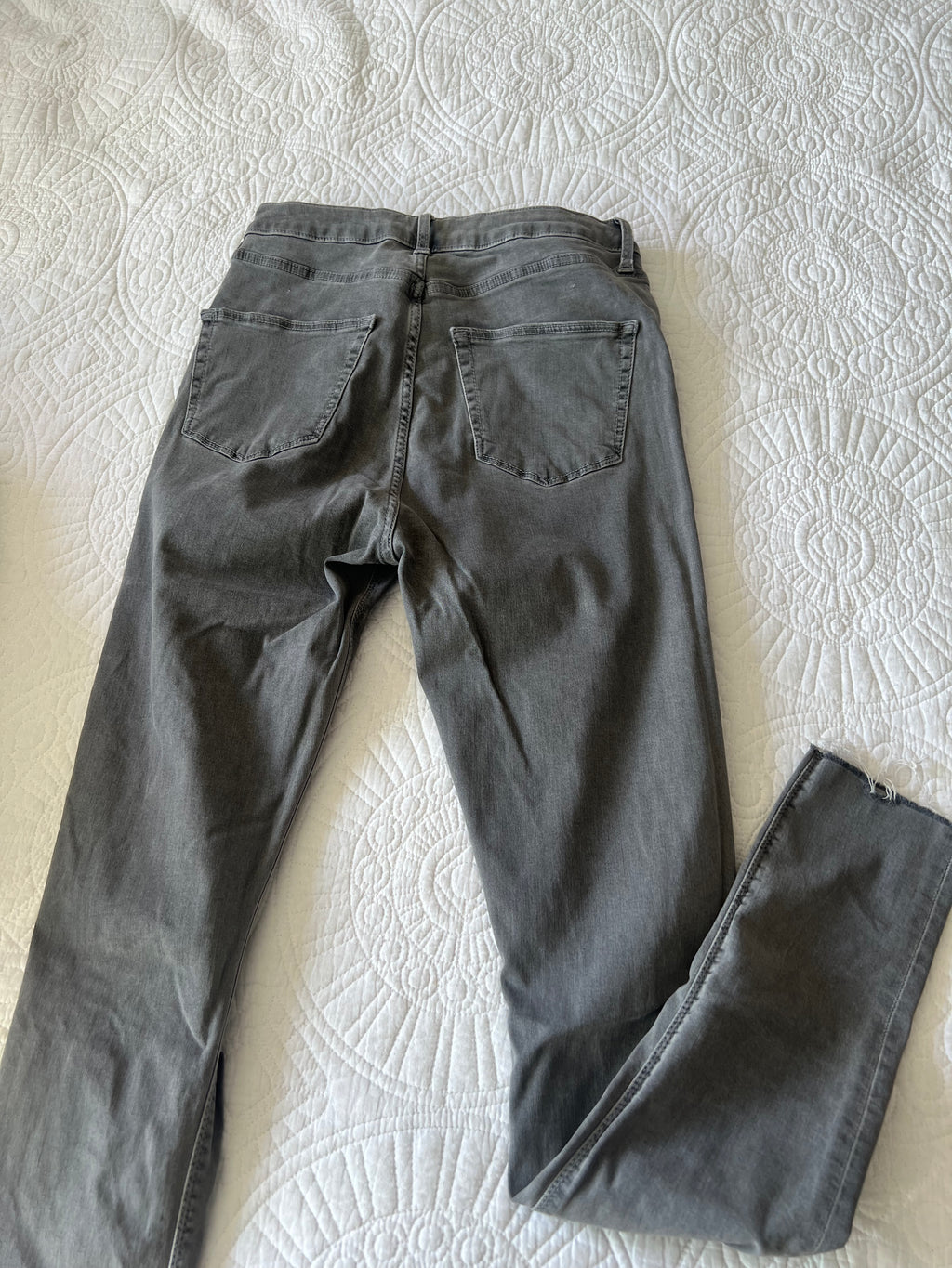 Topshop Grey Jamie Jeans
