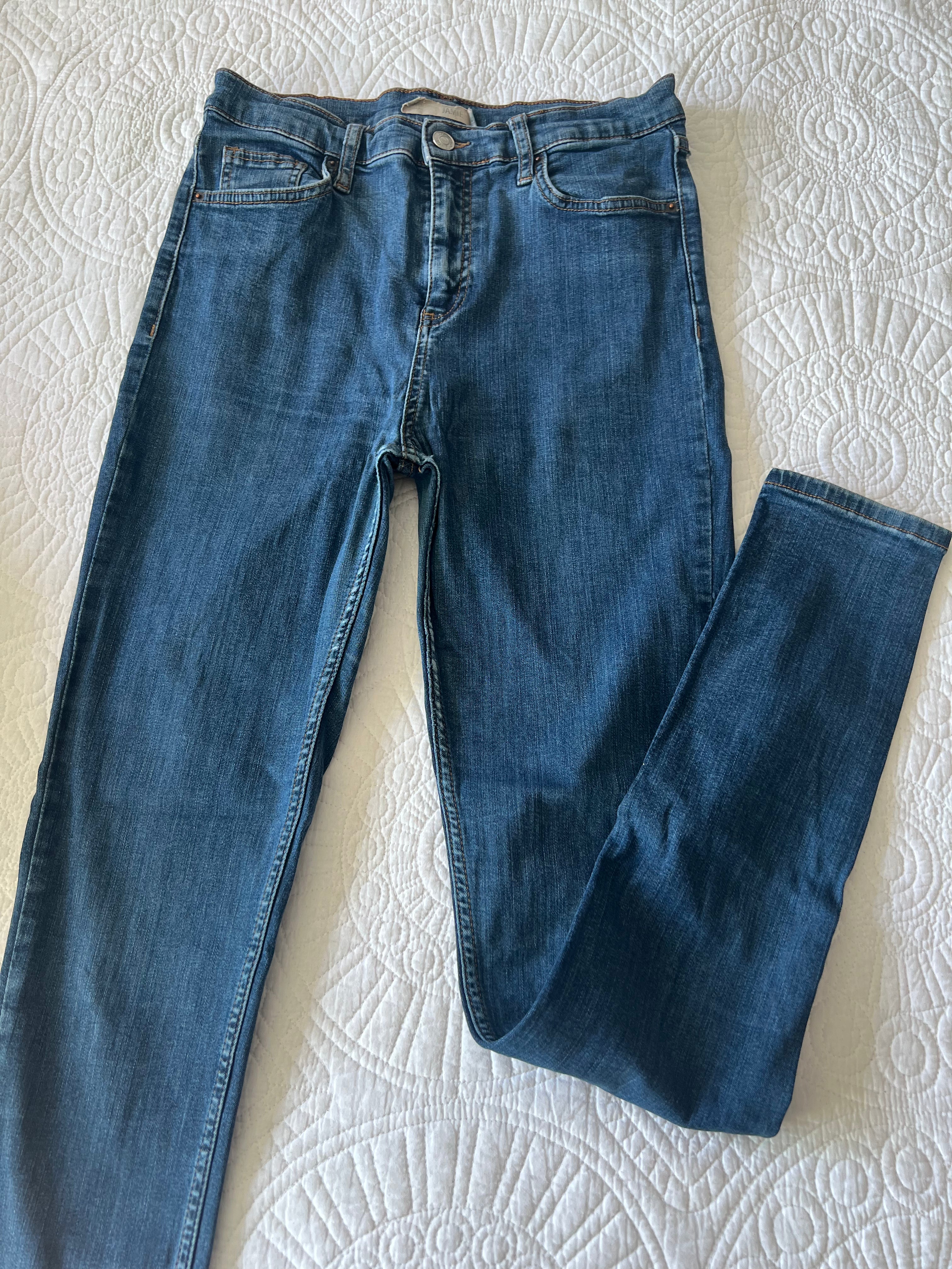 Topshop Blue Jamie Jeans