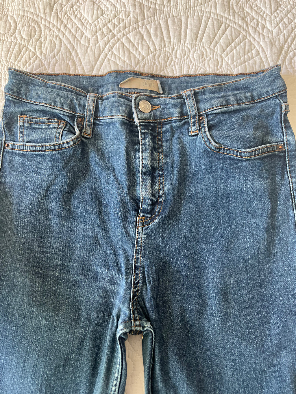 Topshop Blue Jamie Jeans