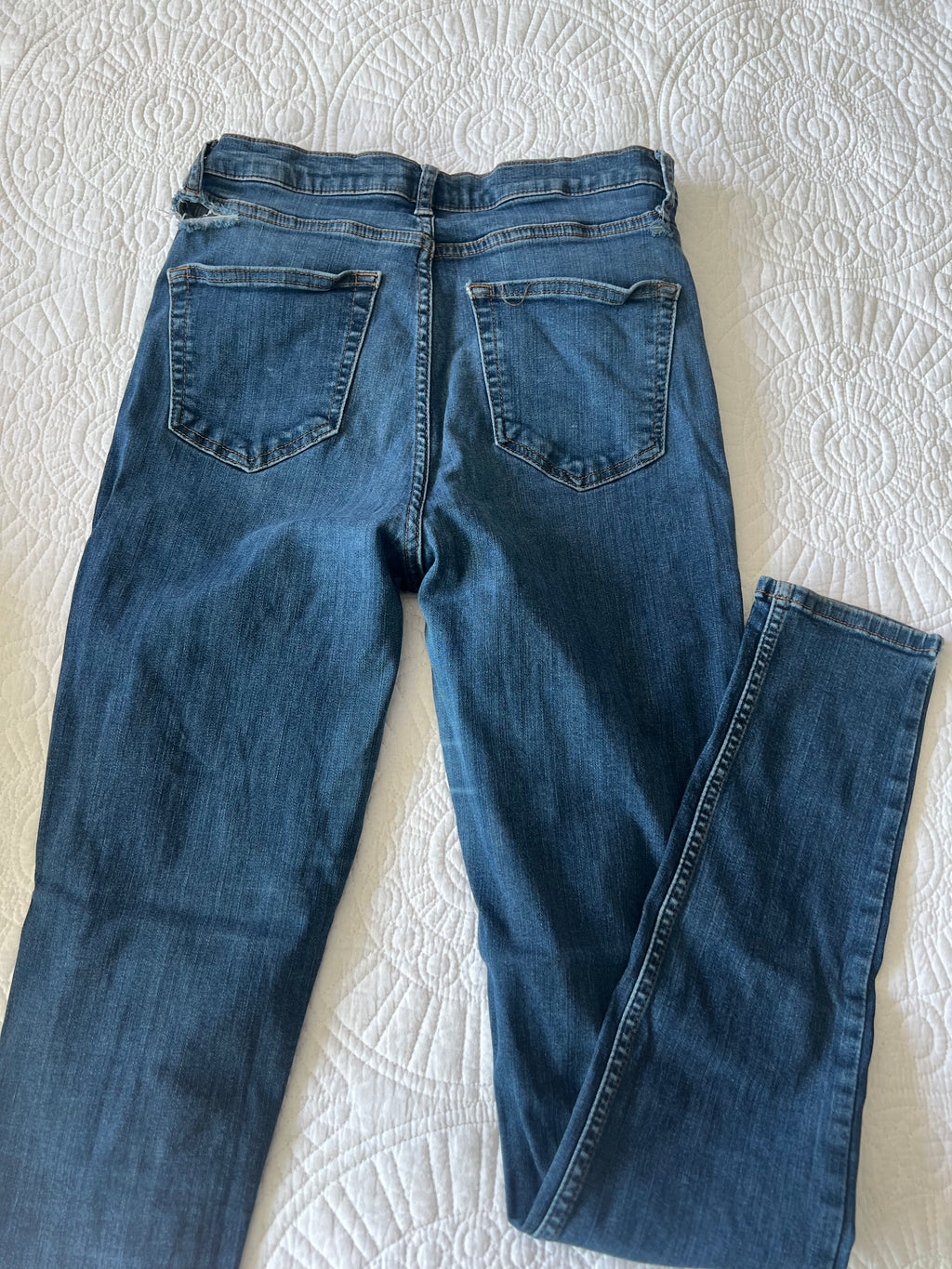 Topshop Blue Jamie Jeans