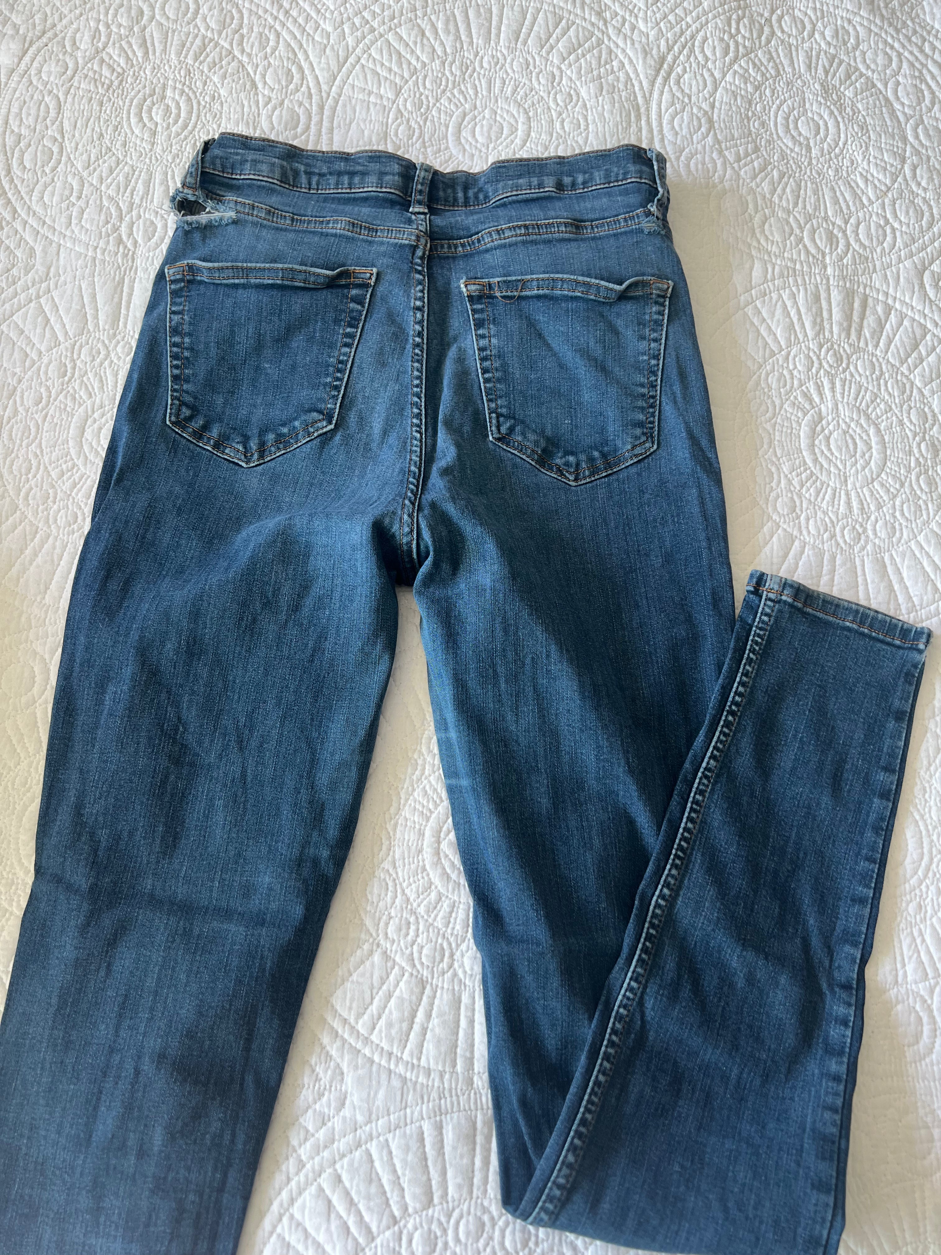 Topshop Blue Jamie Jeans