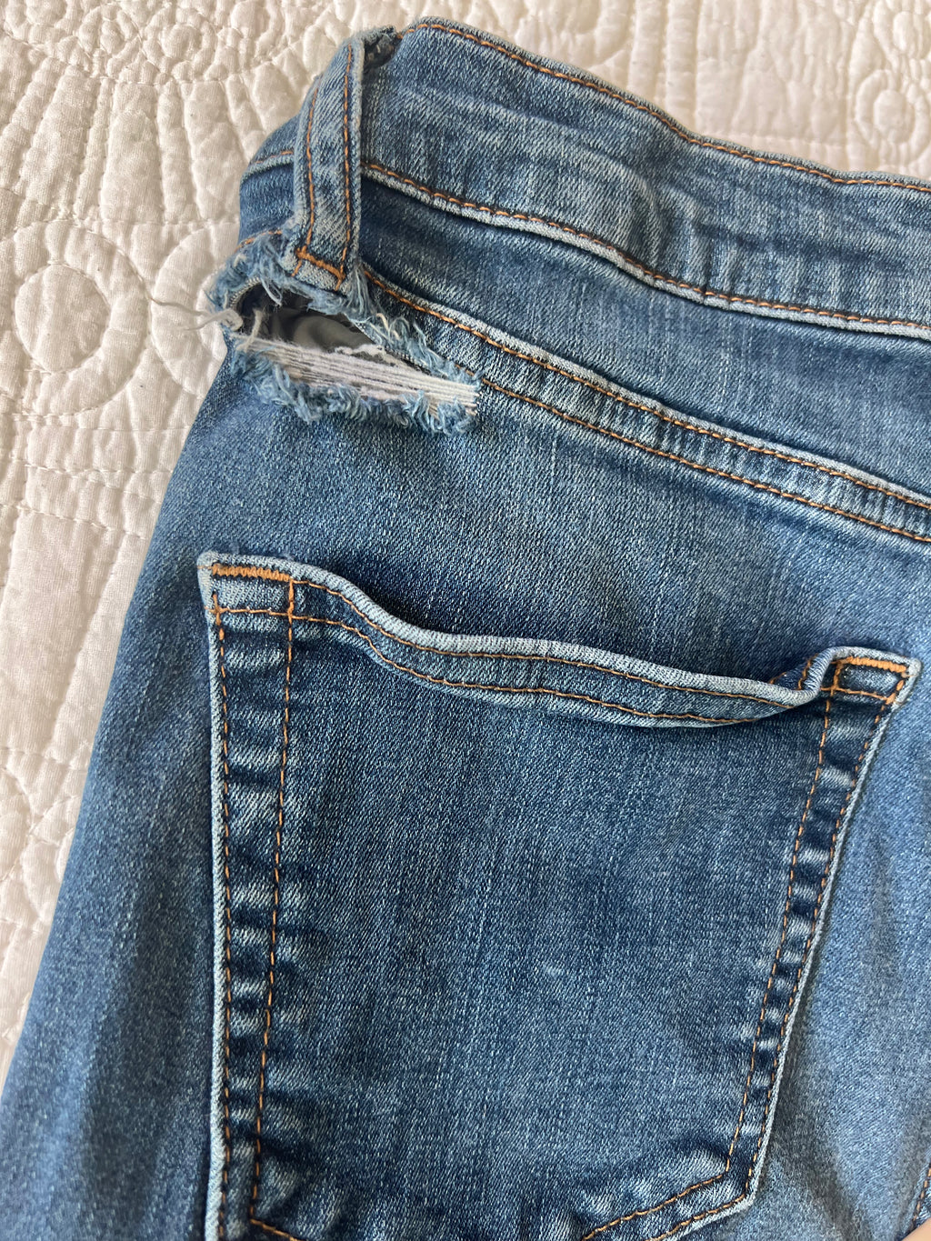 Topshop Blue Jamie Jeans