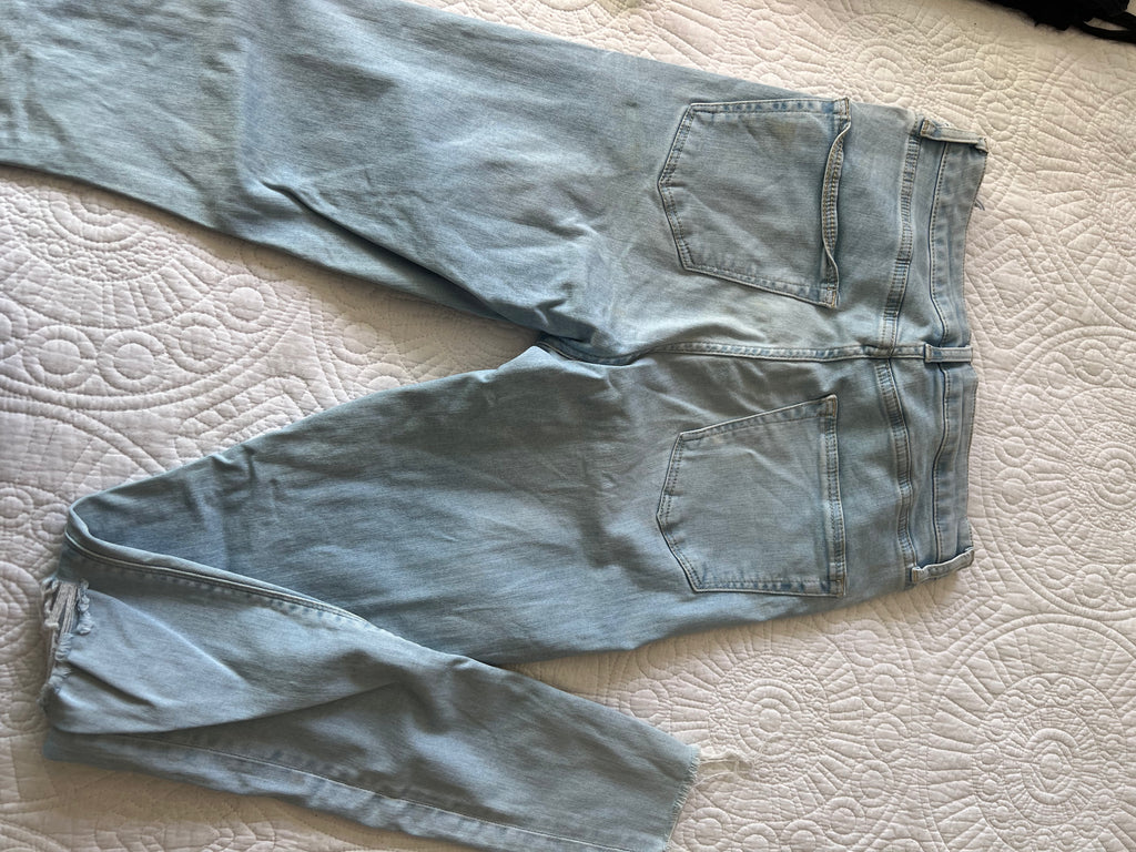 Topshop blue jeans / Rips