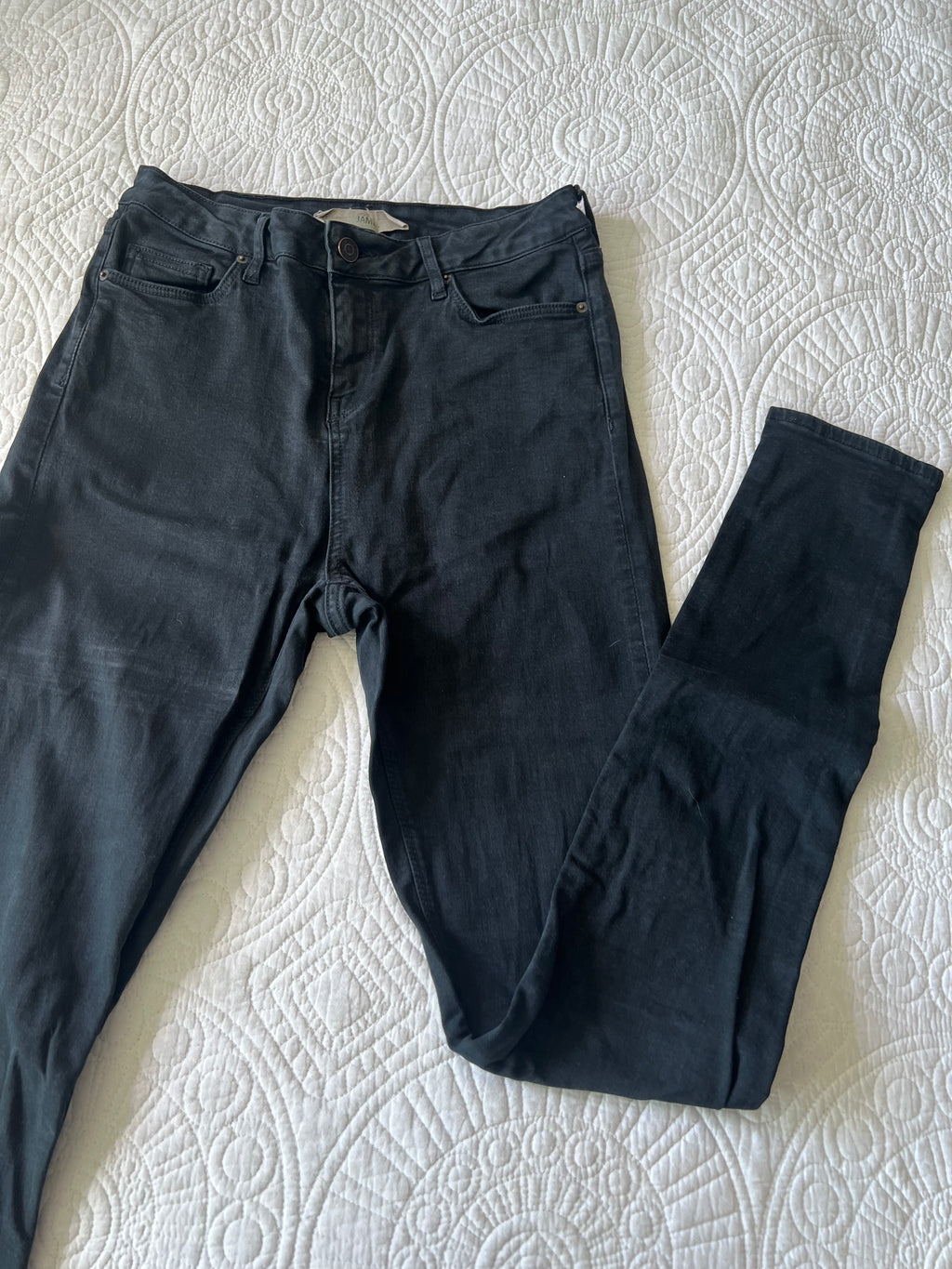 Topshop black Jamie jeans