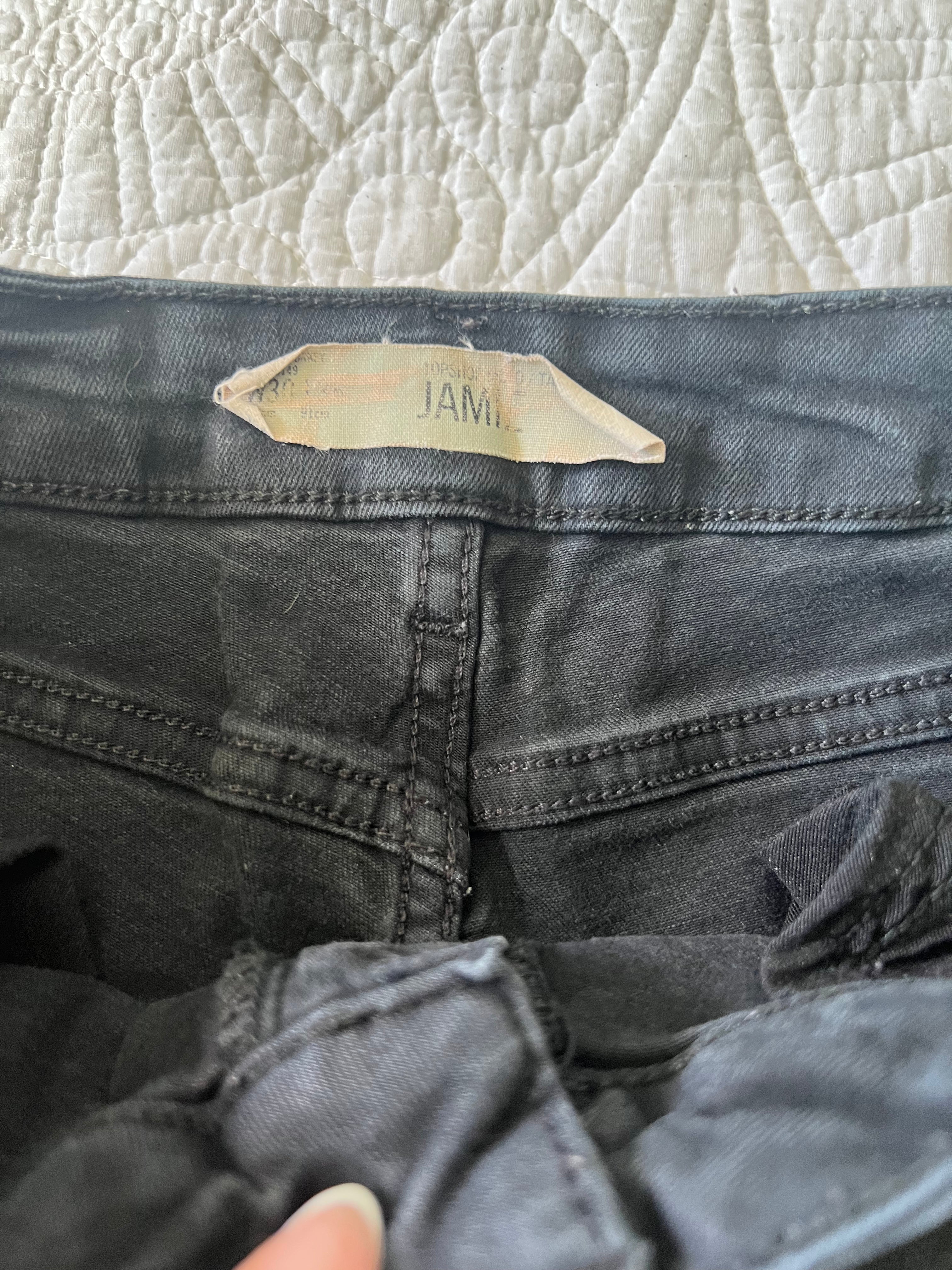 Topshop black Jamie jeans