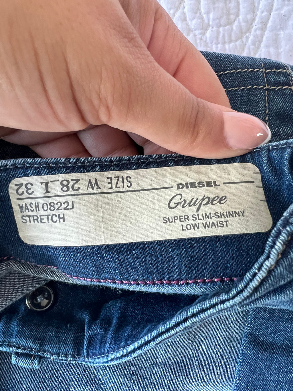 Diesel blue jeans