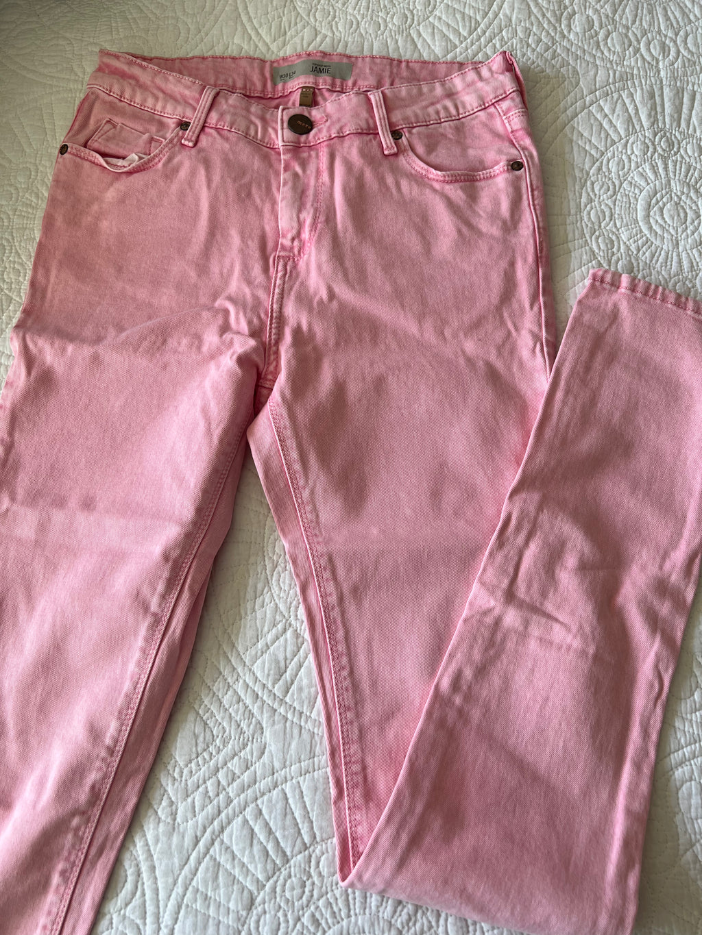 Pink jeans
