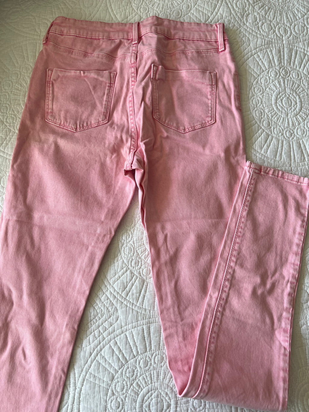 Pink jeans