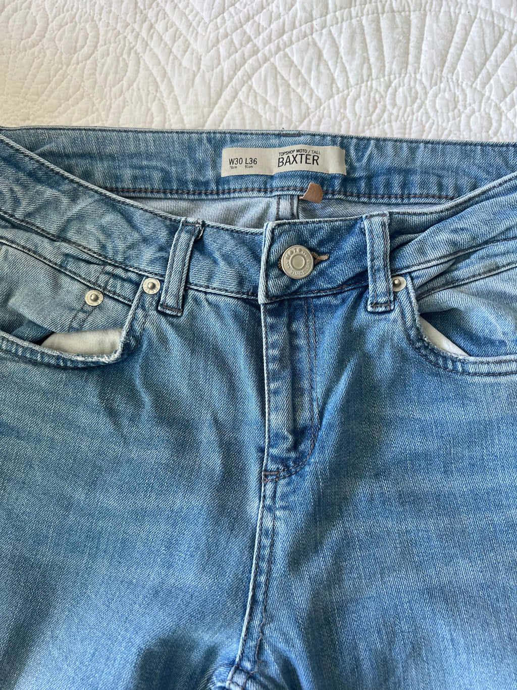 Topshop blue jeans