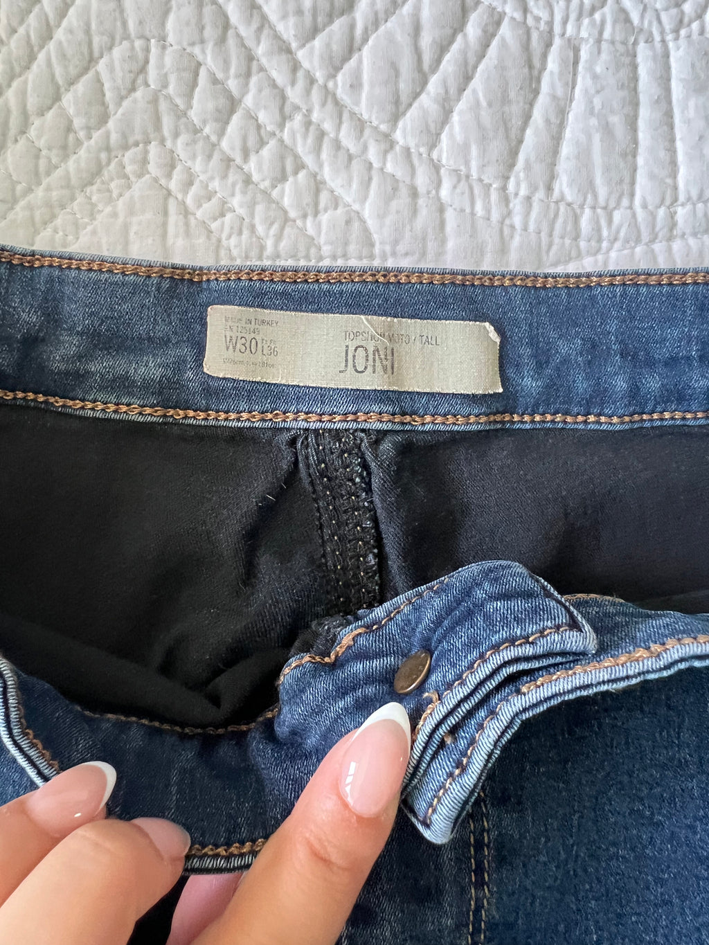 Topshop blue jeans