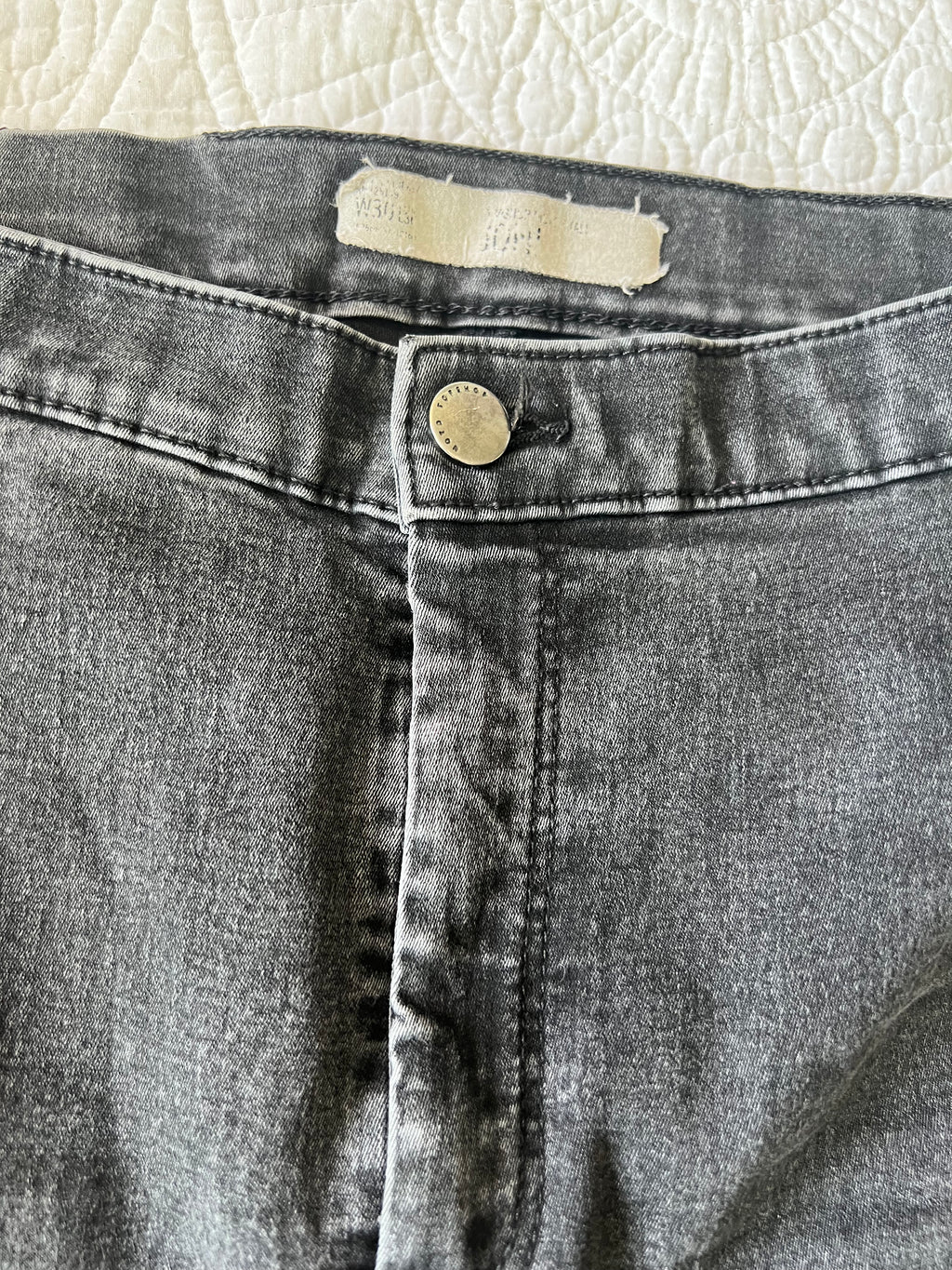 Topshop grey jeans