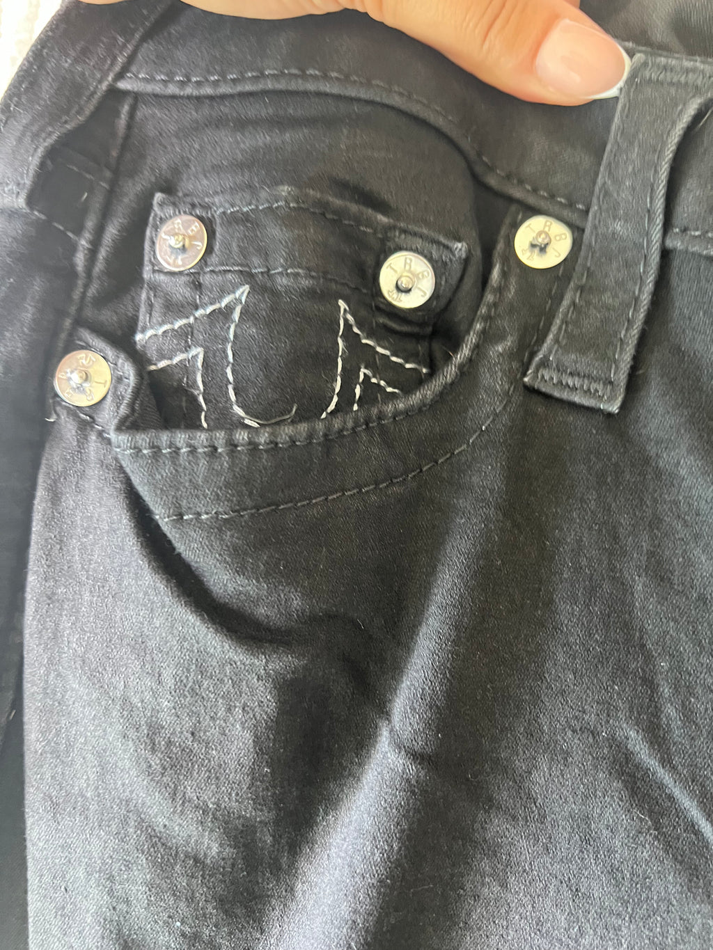 True Religion black jeans