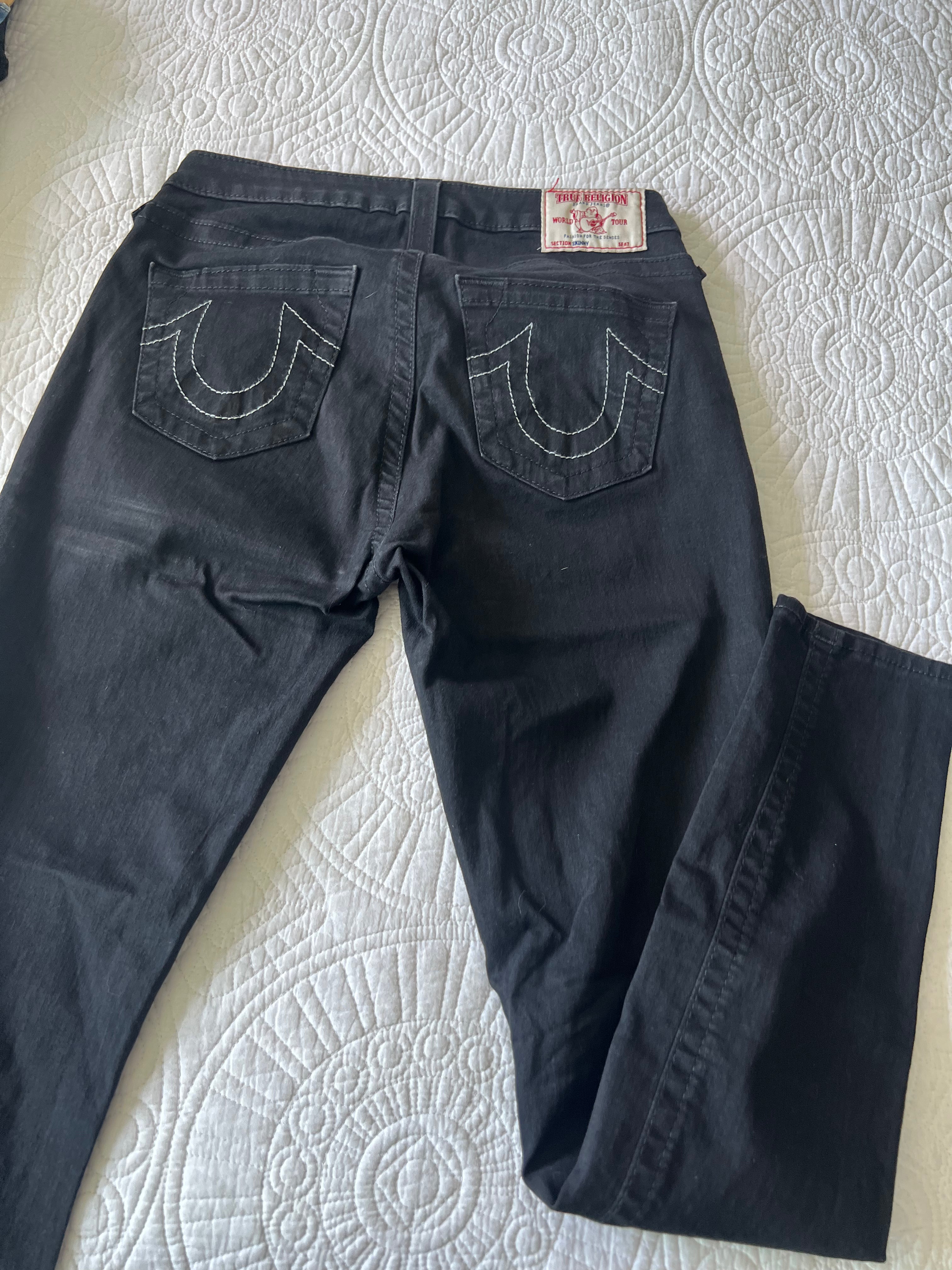 True Religion black jeans