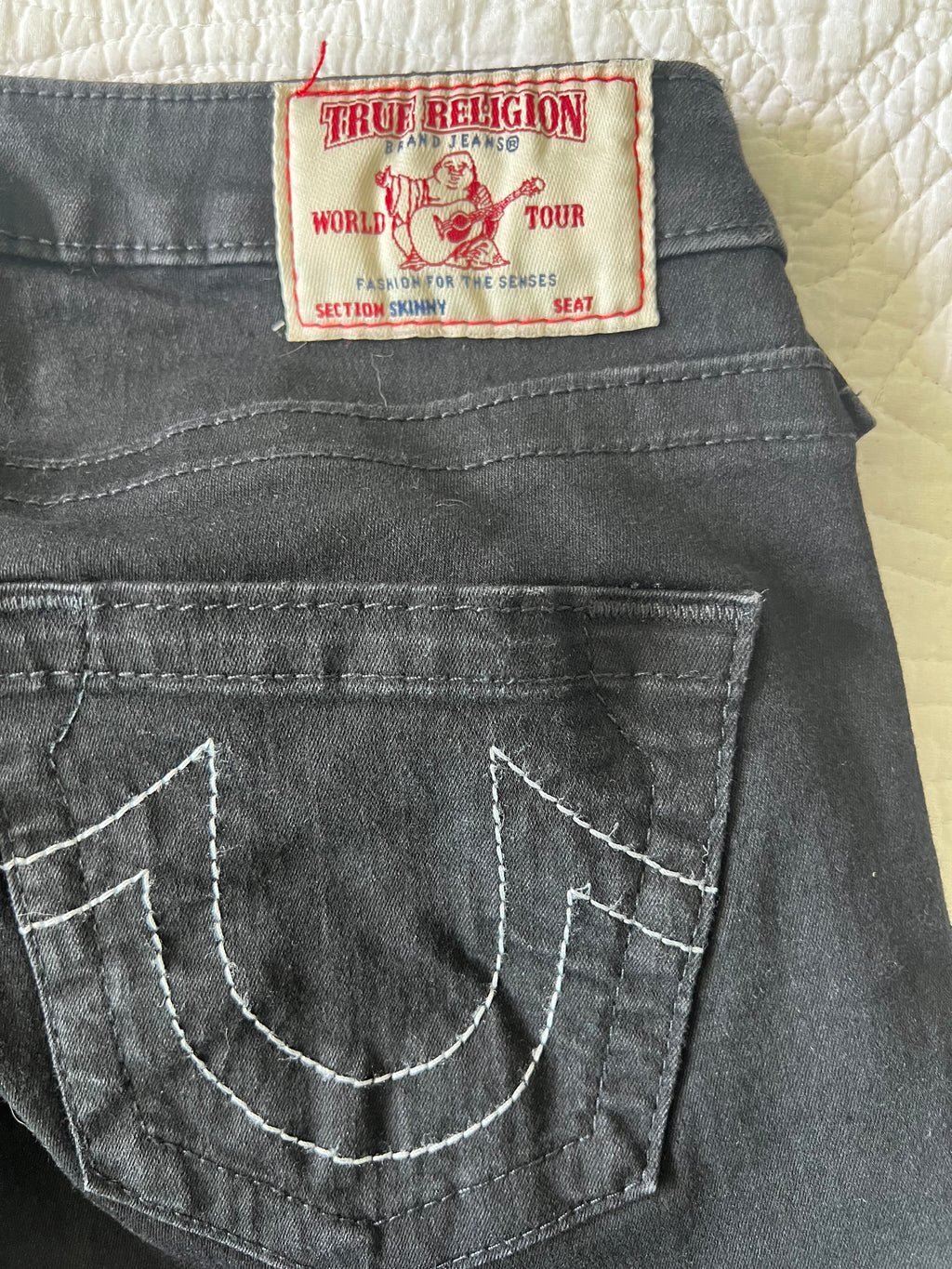 True Religion black jeans