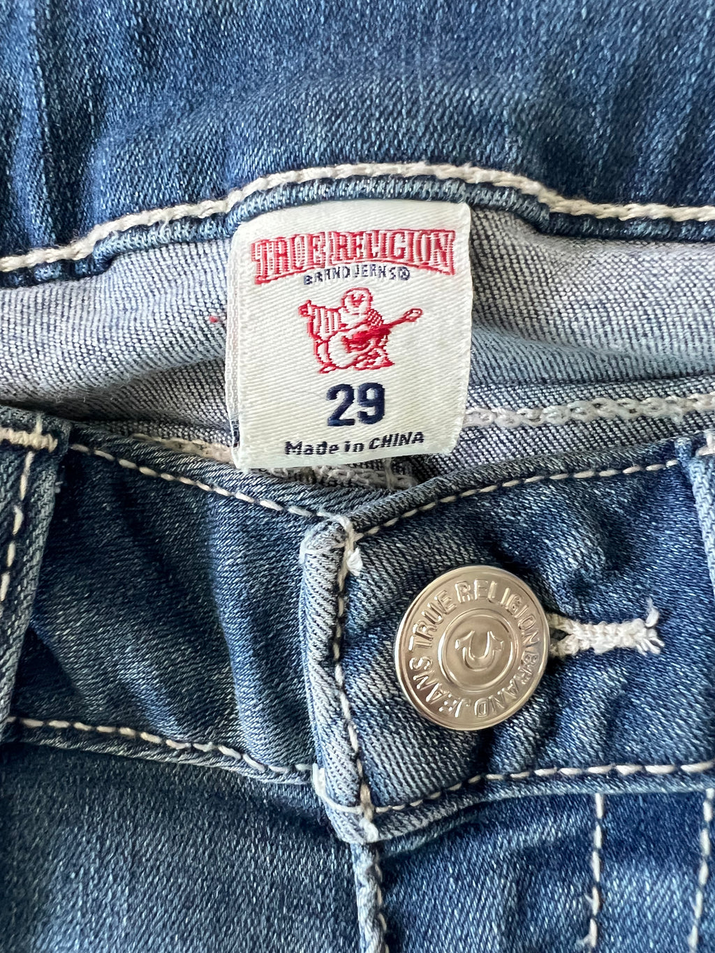 True Religion blue jeans
