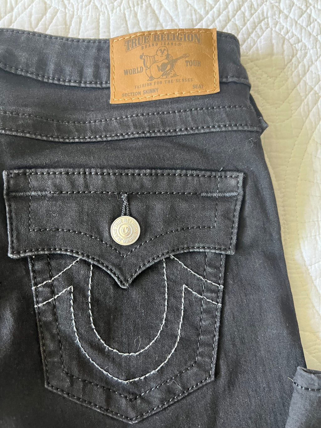 True Religion black jeans