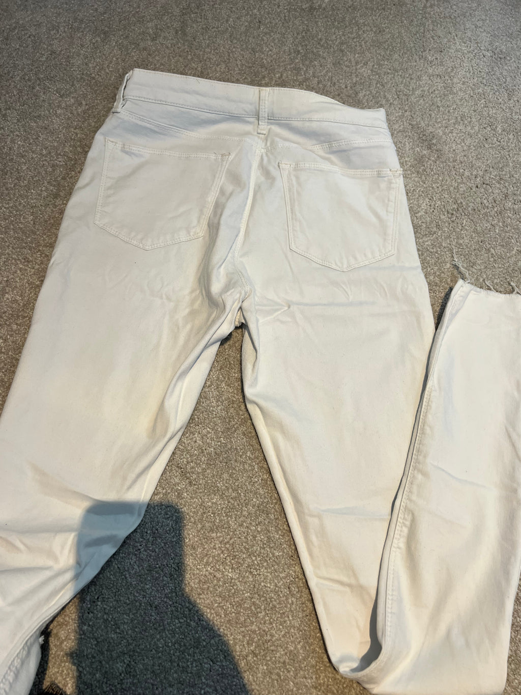 Topshop white jeans