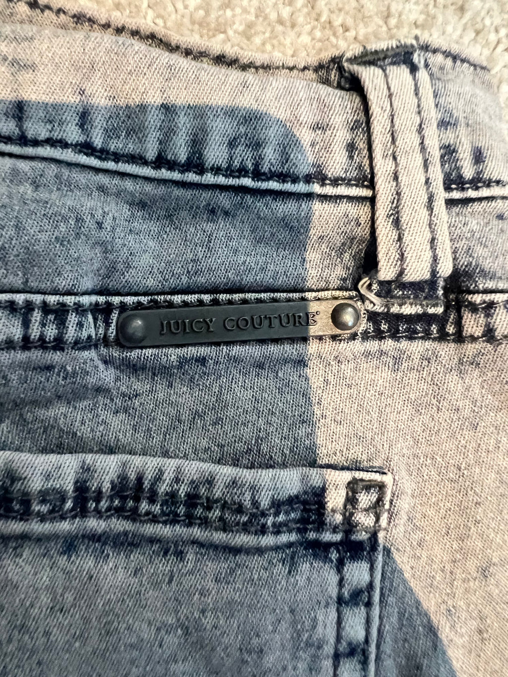 Grey tie dye jeans