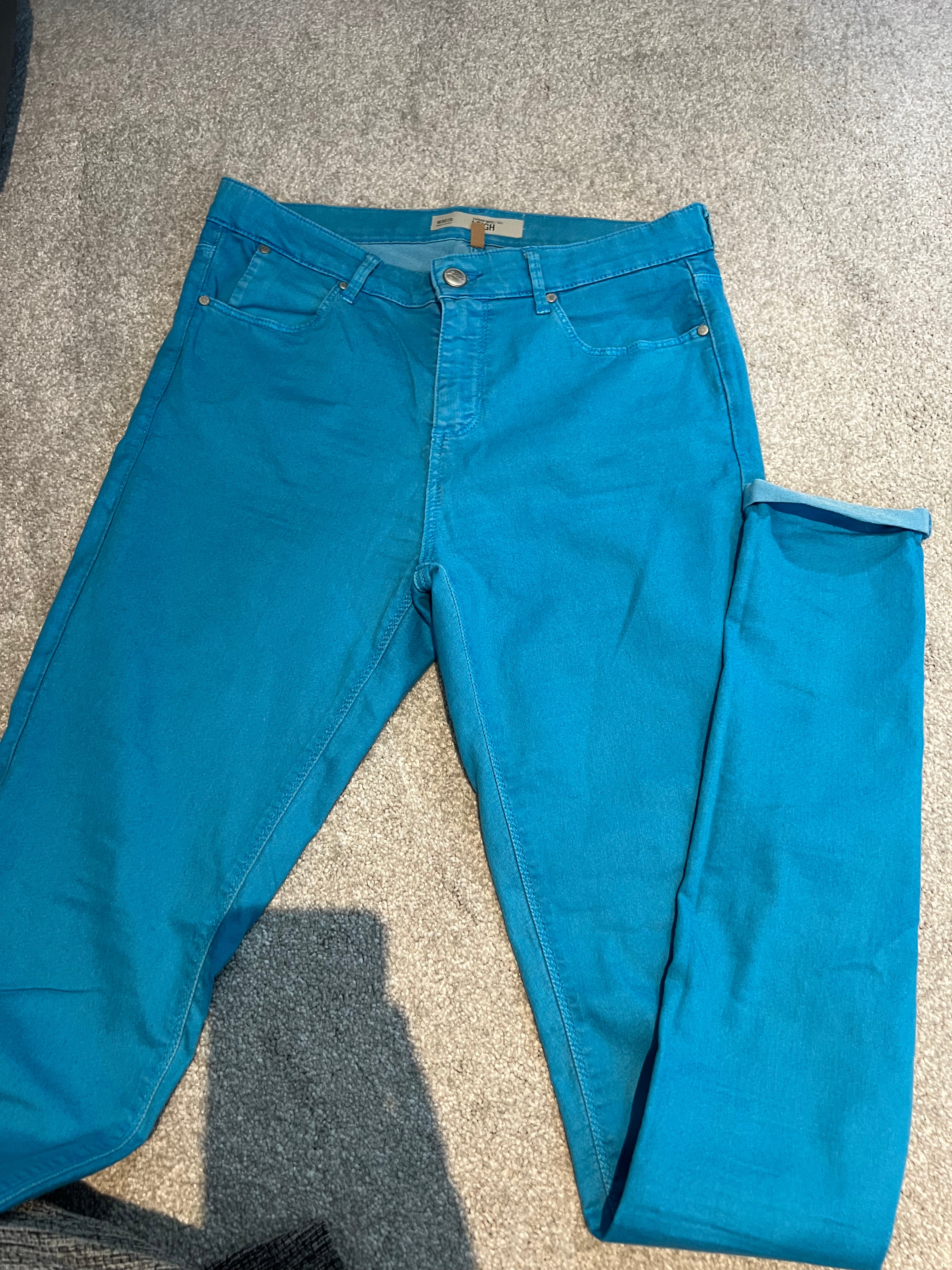 Topshop blue jeans