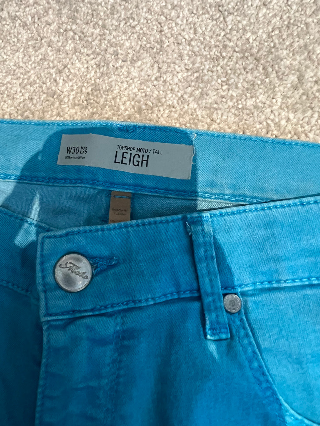 Topshop blue jeans
