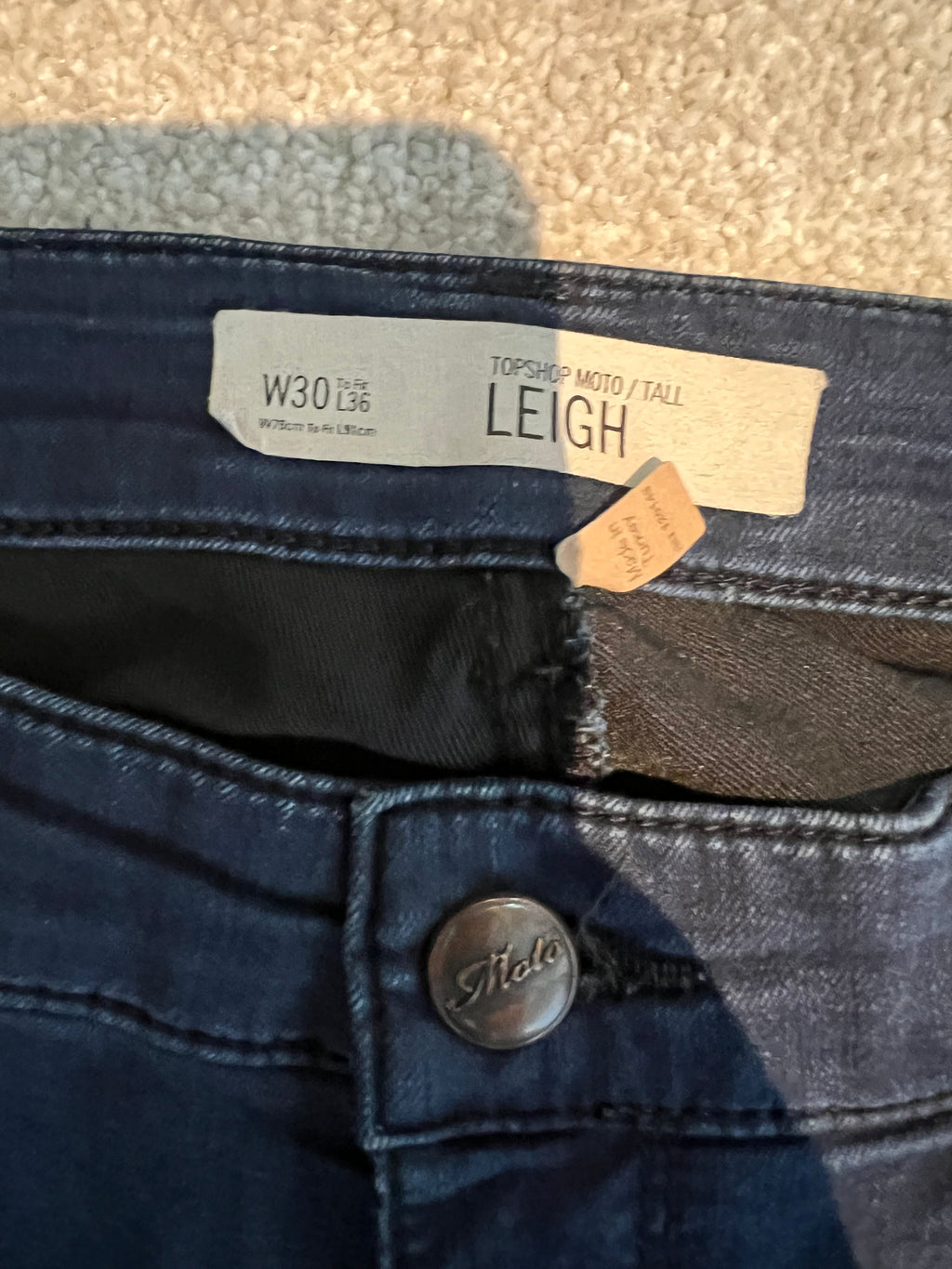 Topshop blue jeans