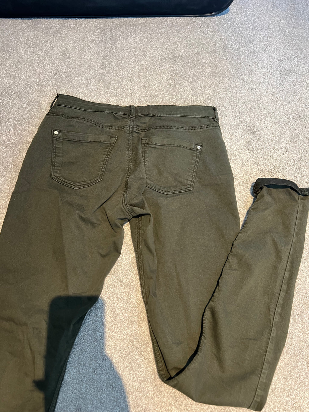 Topshop khaki jeans