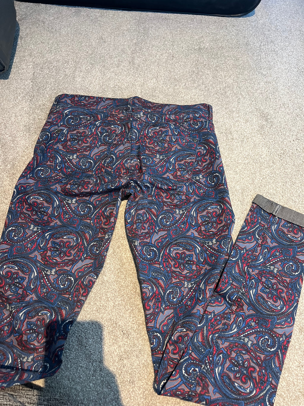 Topshop patterned jeans