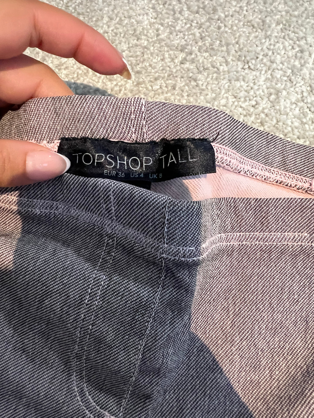 Topshop grey jeans