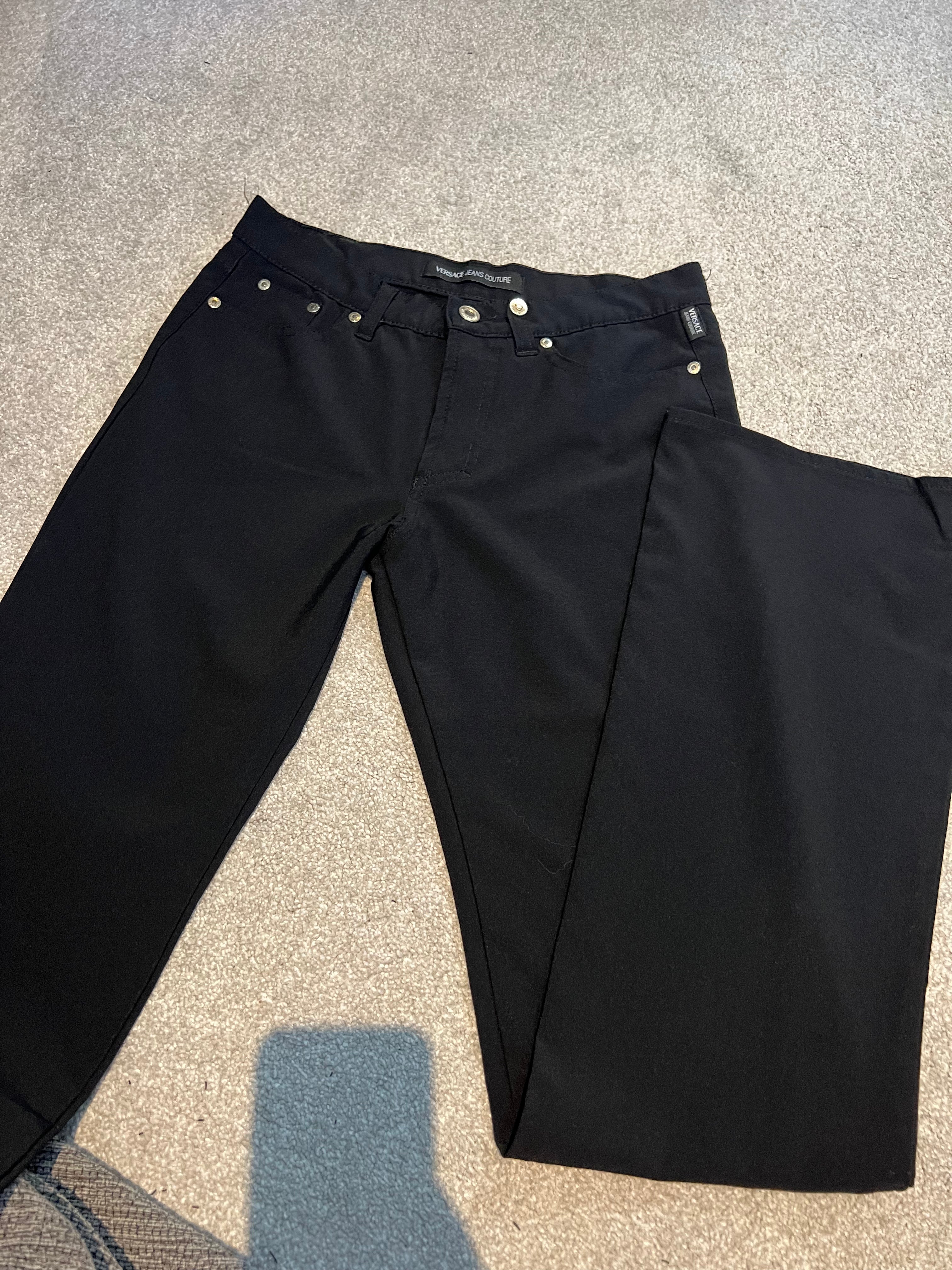 Versace black jeans