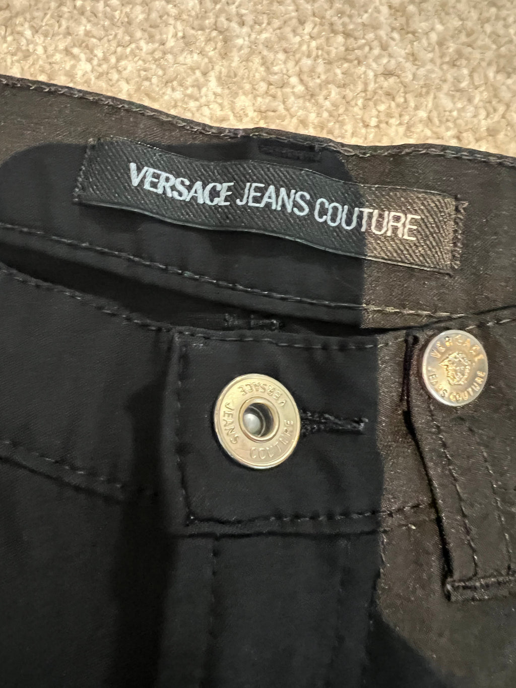Versace black jeans