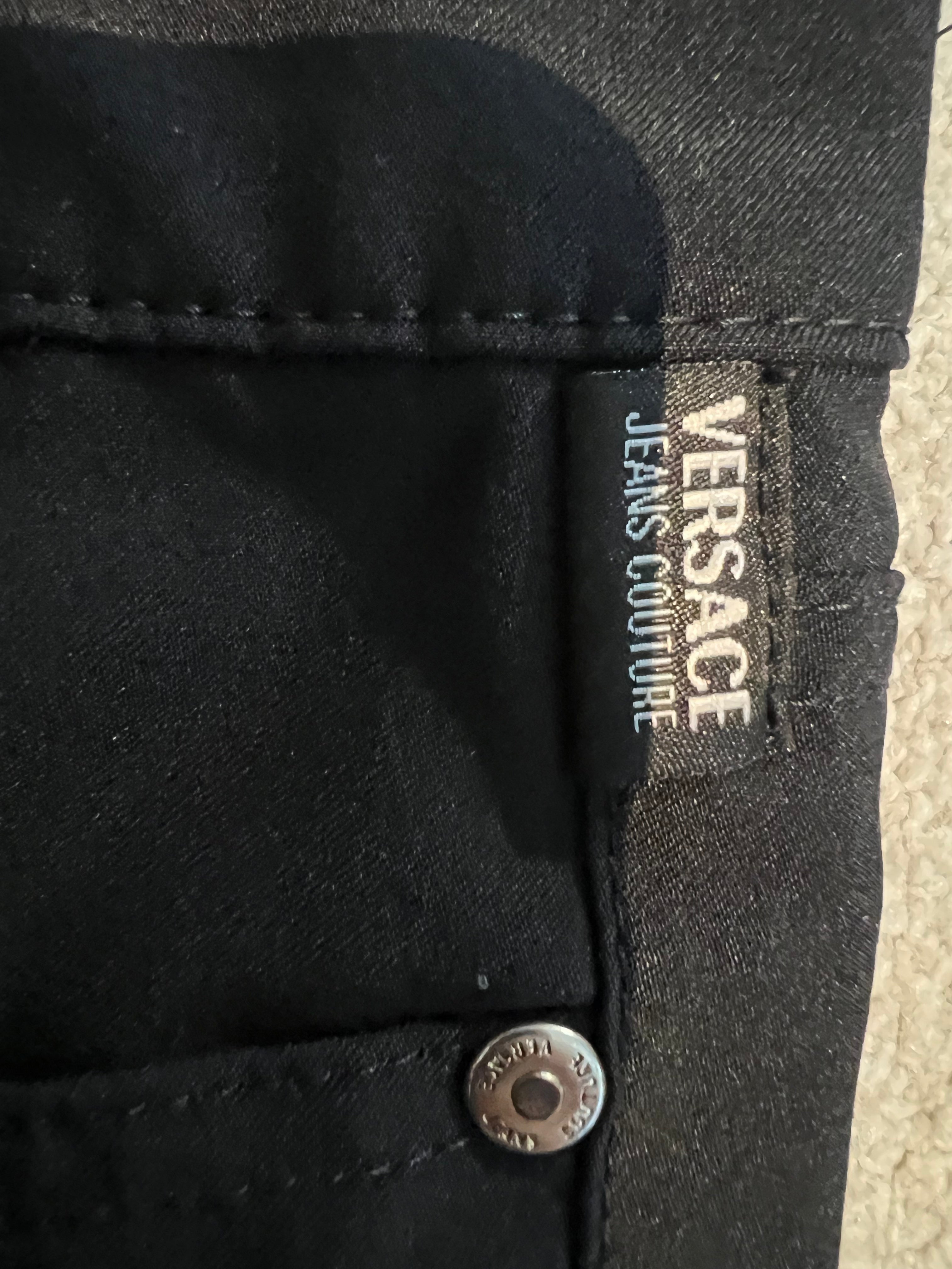 Versace black jeans