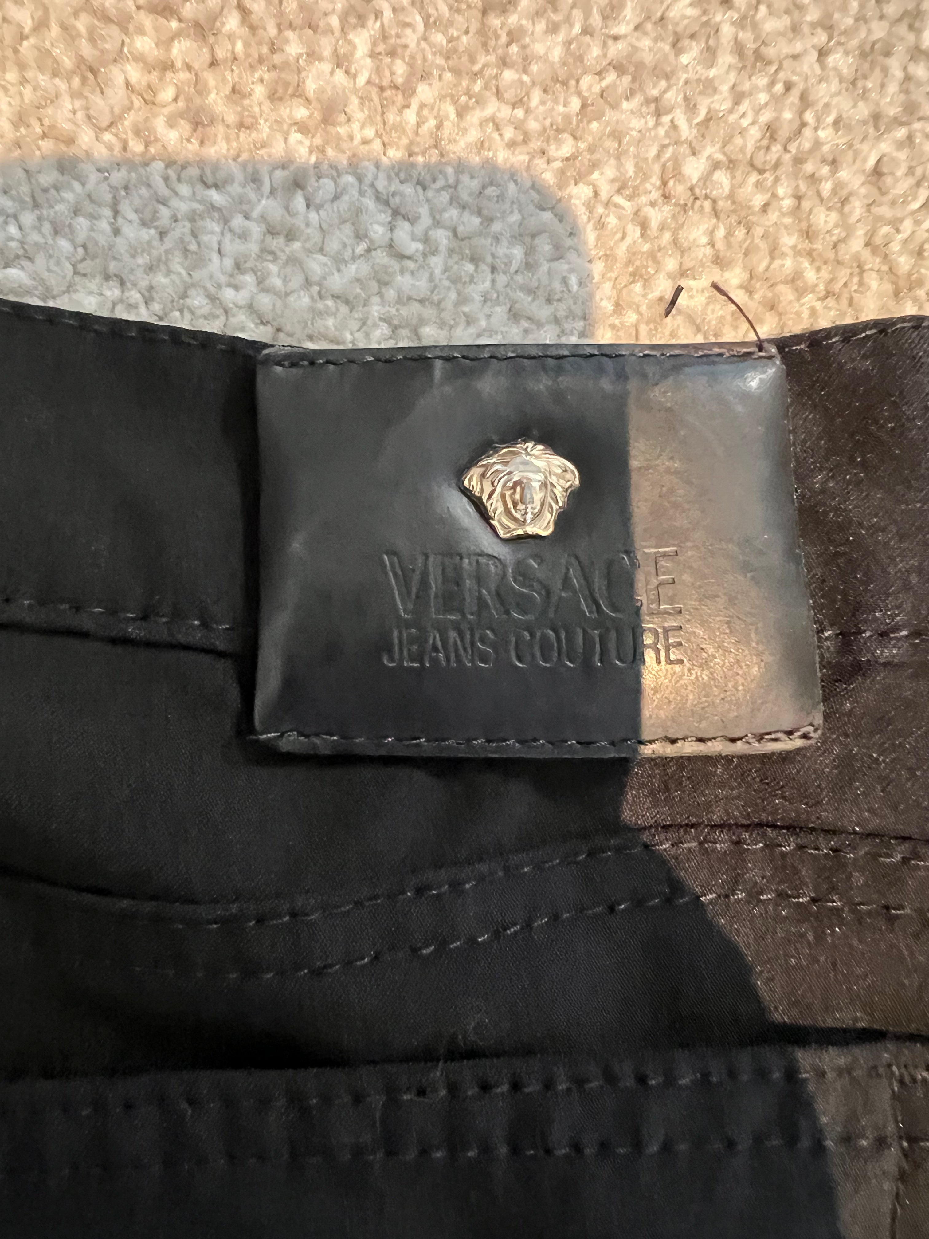Versace black jeans