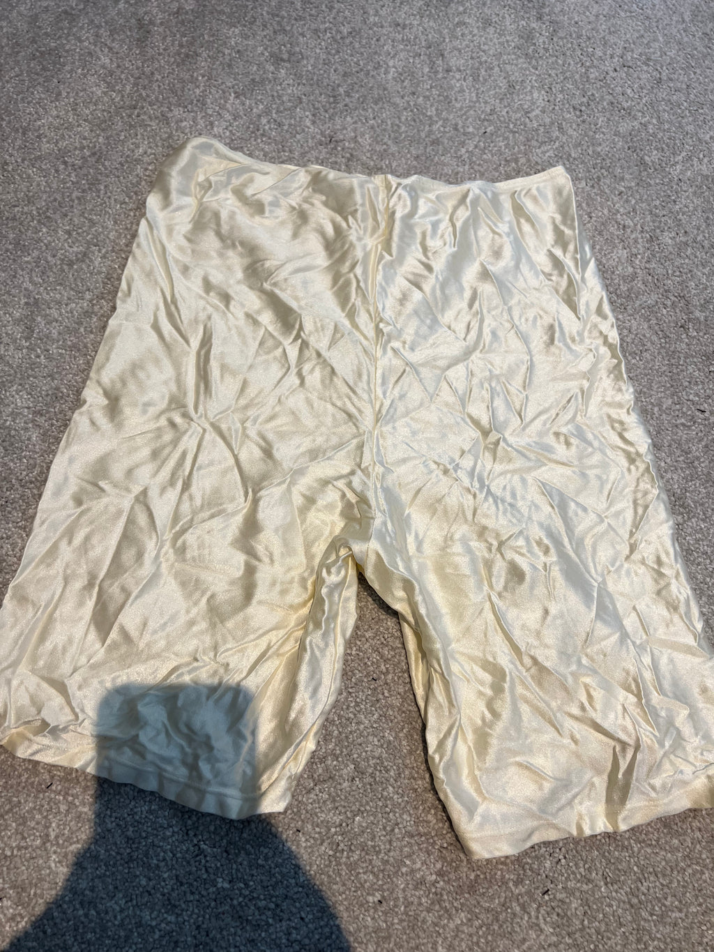 Cream shorts