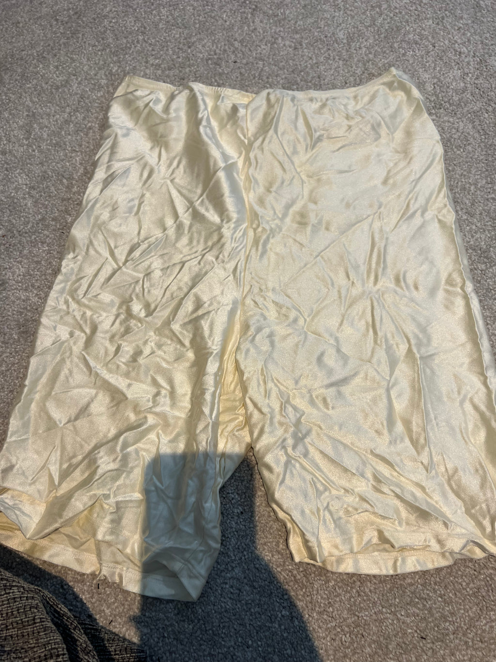 Cream shorts