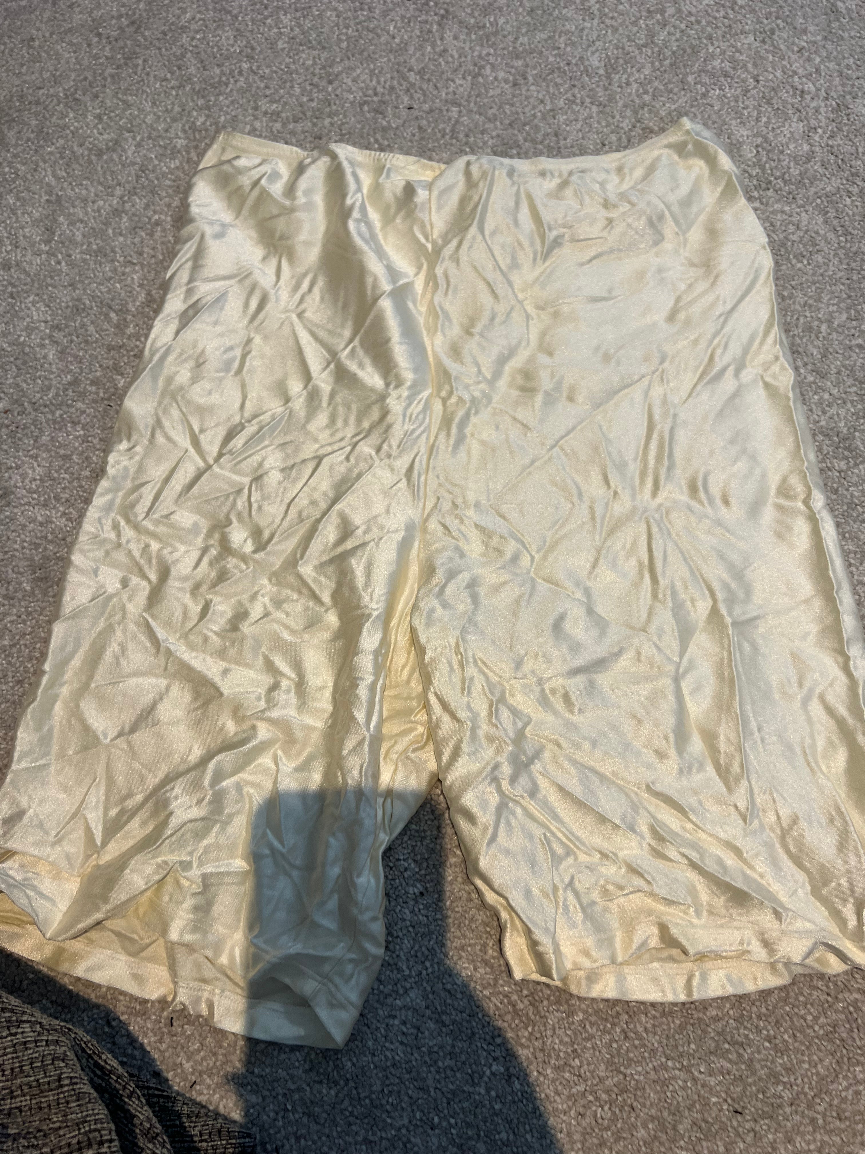 Cream shorts