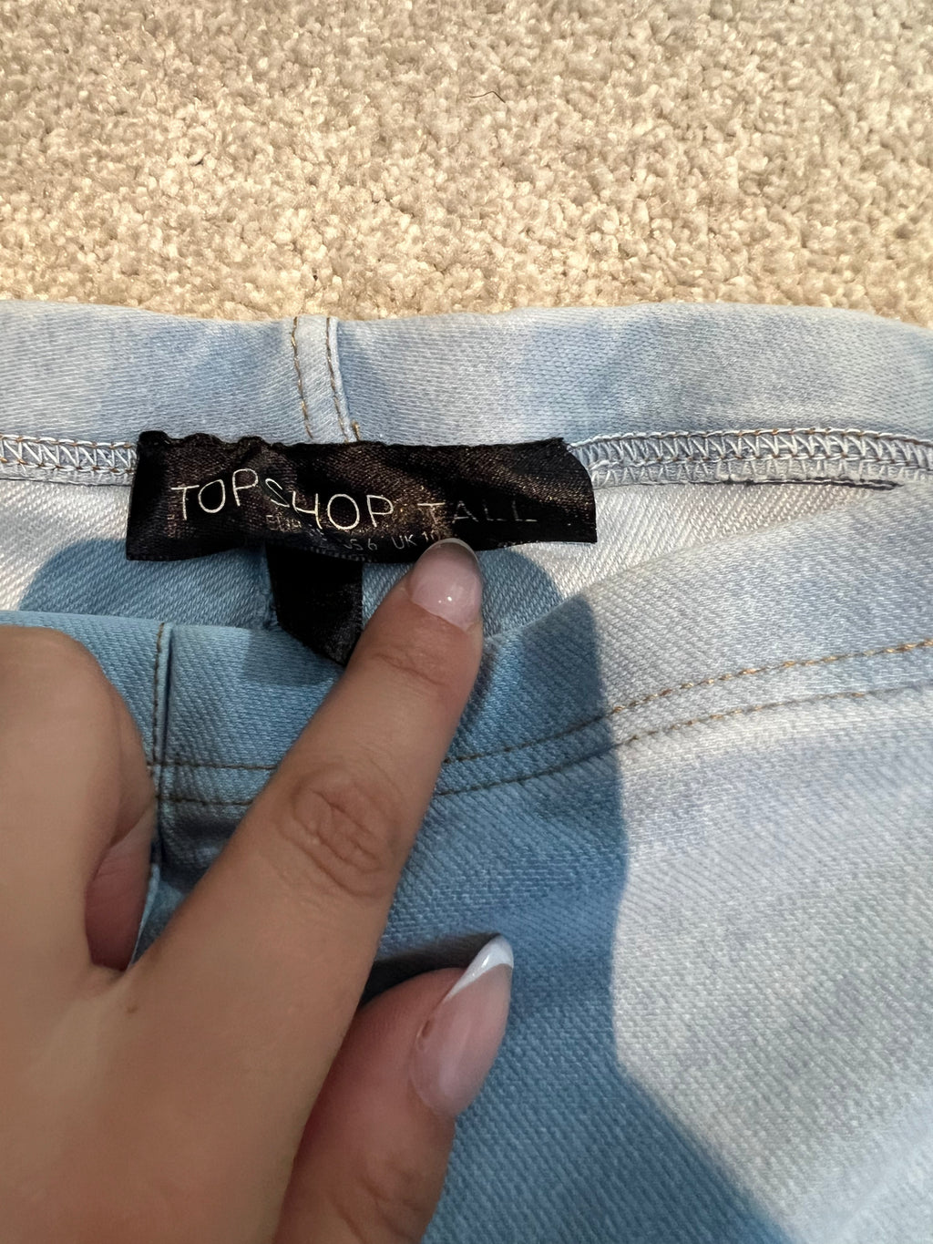 Light blue jeggings