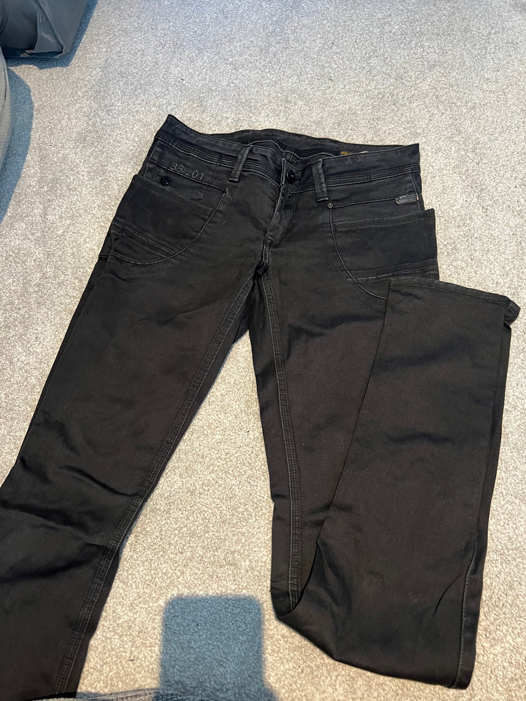 G star black jeans