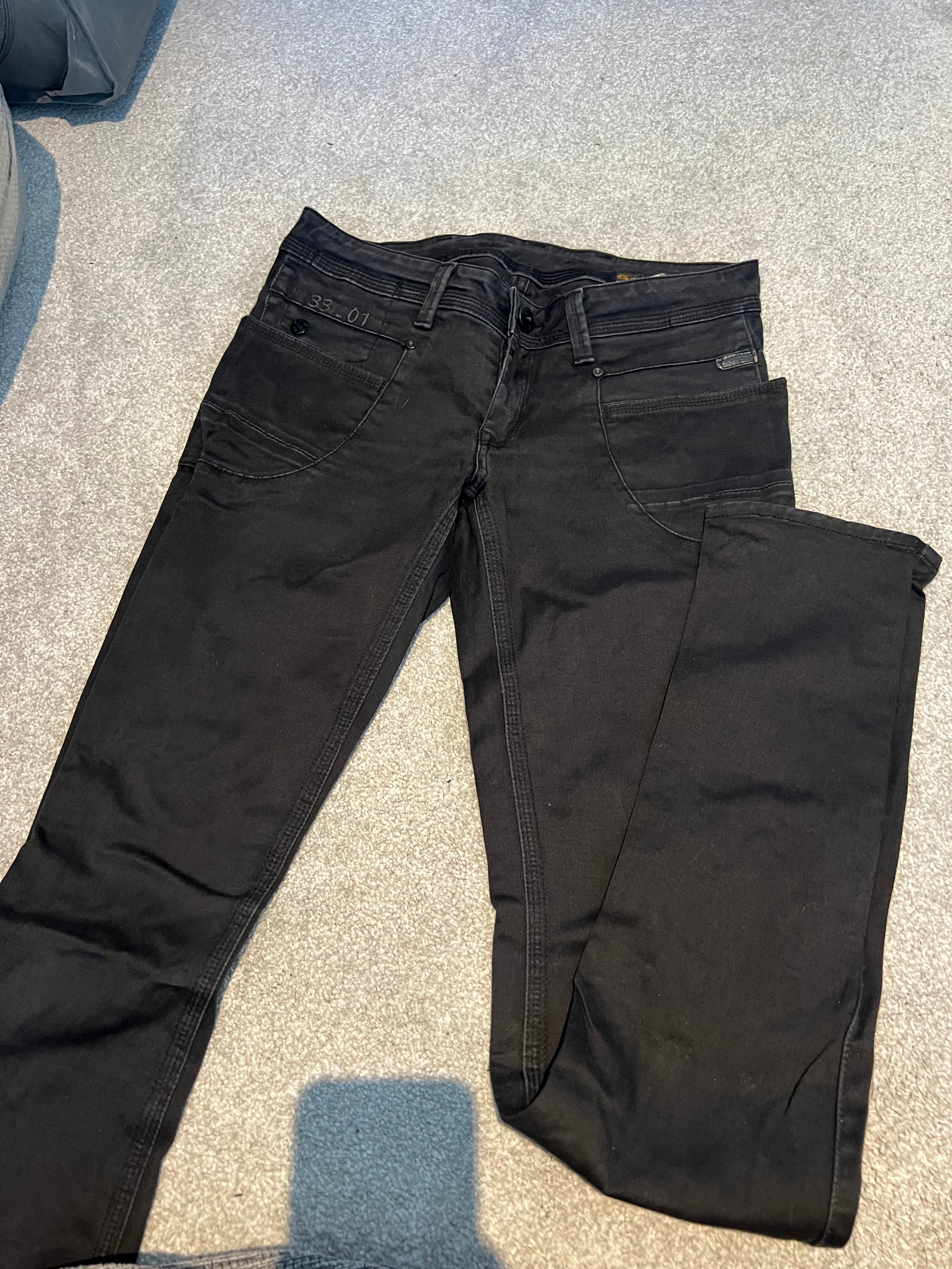 G star black jeans