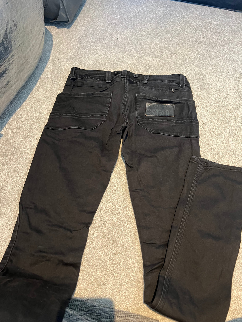 G star black jeans